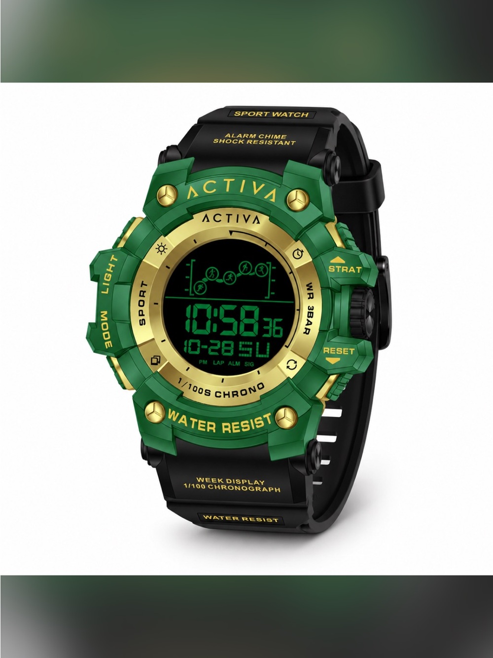 Activa X Invicta
Digital Unisex Watch - 50mm, Black (ACW8082-022)